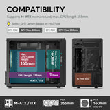 Vetroo M06 Micro-ATX Computer Case