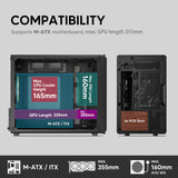 Vetroo M06 Micro-ATX Computer Case