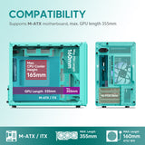 Vetroo M06 Micro-ATX Computer Case