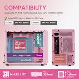 Vetroo M06 Micro-ATX Computer Case