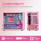 Vetroo M06 Micro-ATX Computer Case