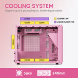 Vetroo M06 Micro-ATX Computer Case