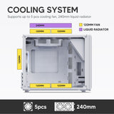 Vetroo M06 Micro-ATX Computer Case