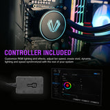 V360 ARGB & PWM CPU Liquid Cooler, 290W TDP