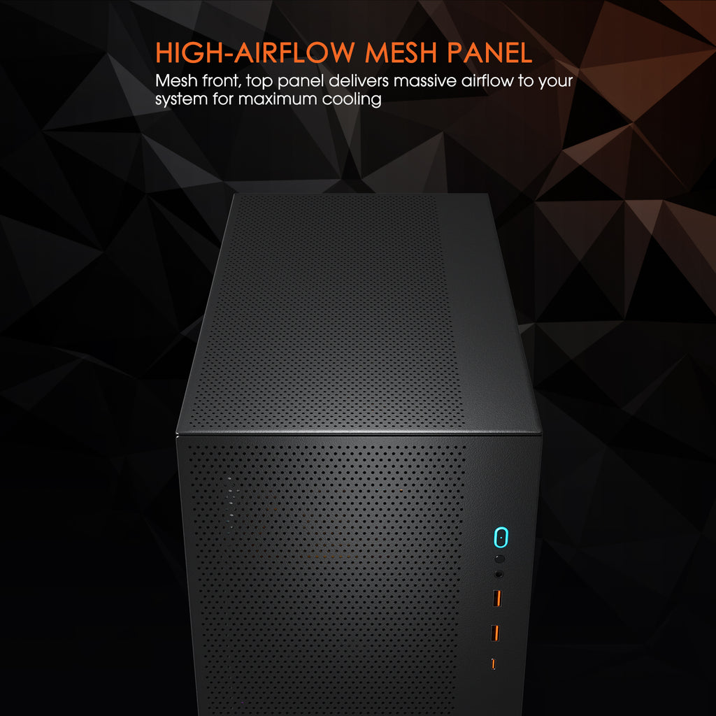 AL-MESH-7C Compact ATX PC Case – darkflashus