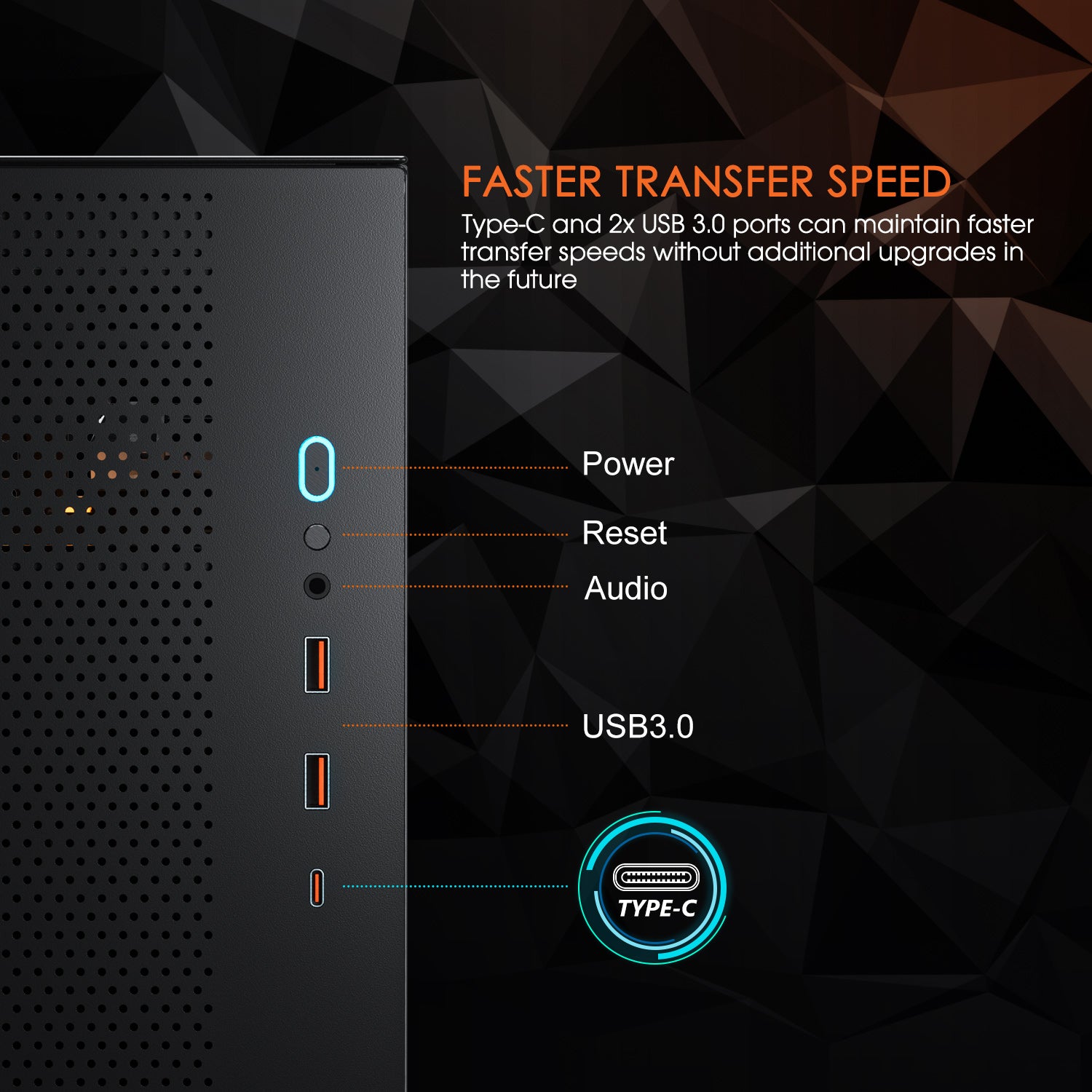 AL-MESH-7C Compact ATX PC Case – darkflashus