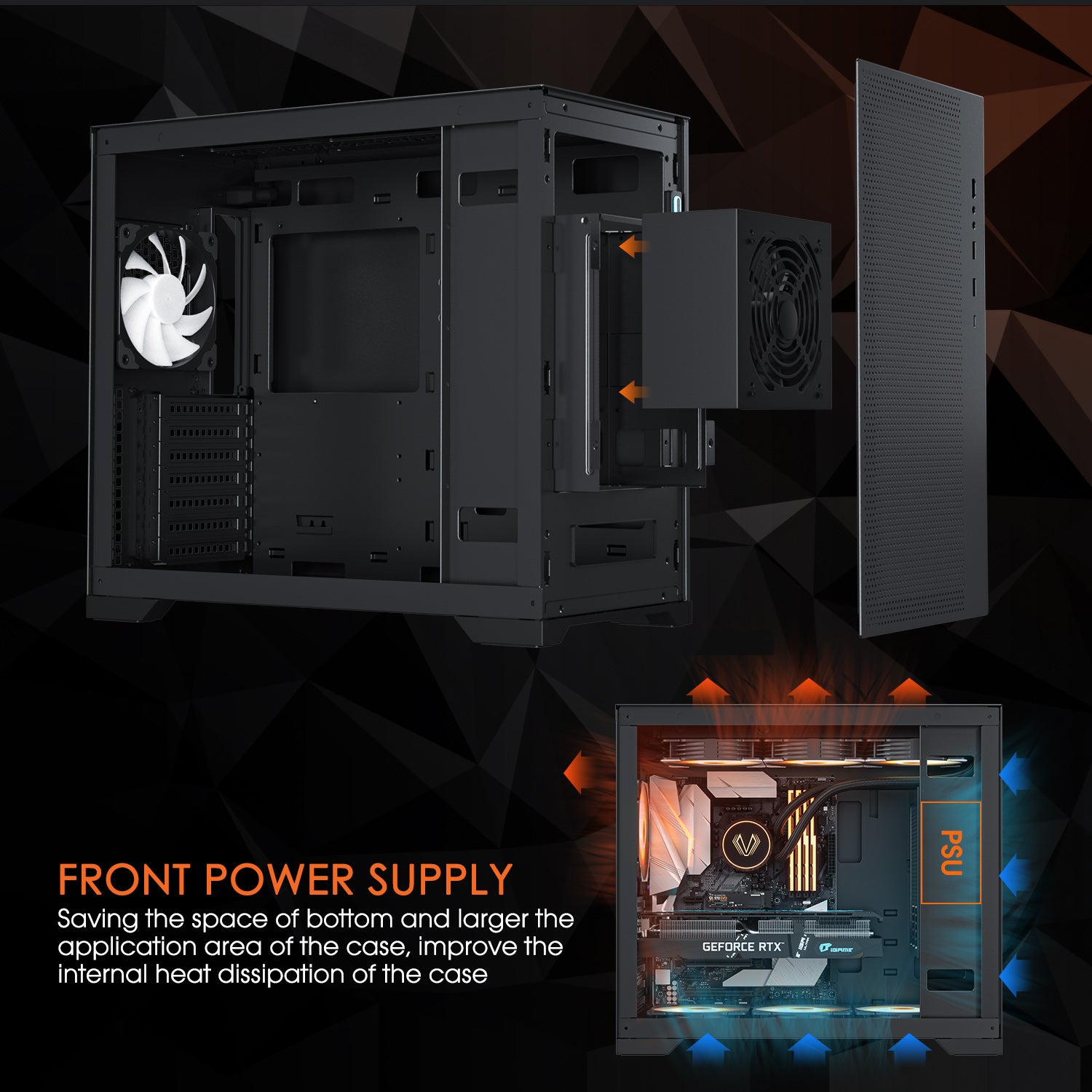 Al Pc Case AL-MESH-7C Compact ATX PC Case – darkflashus