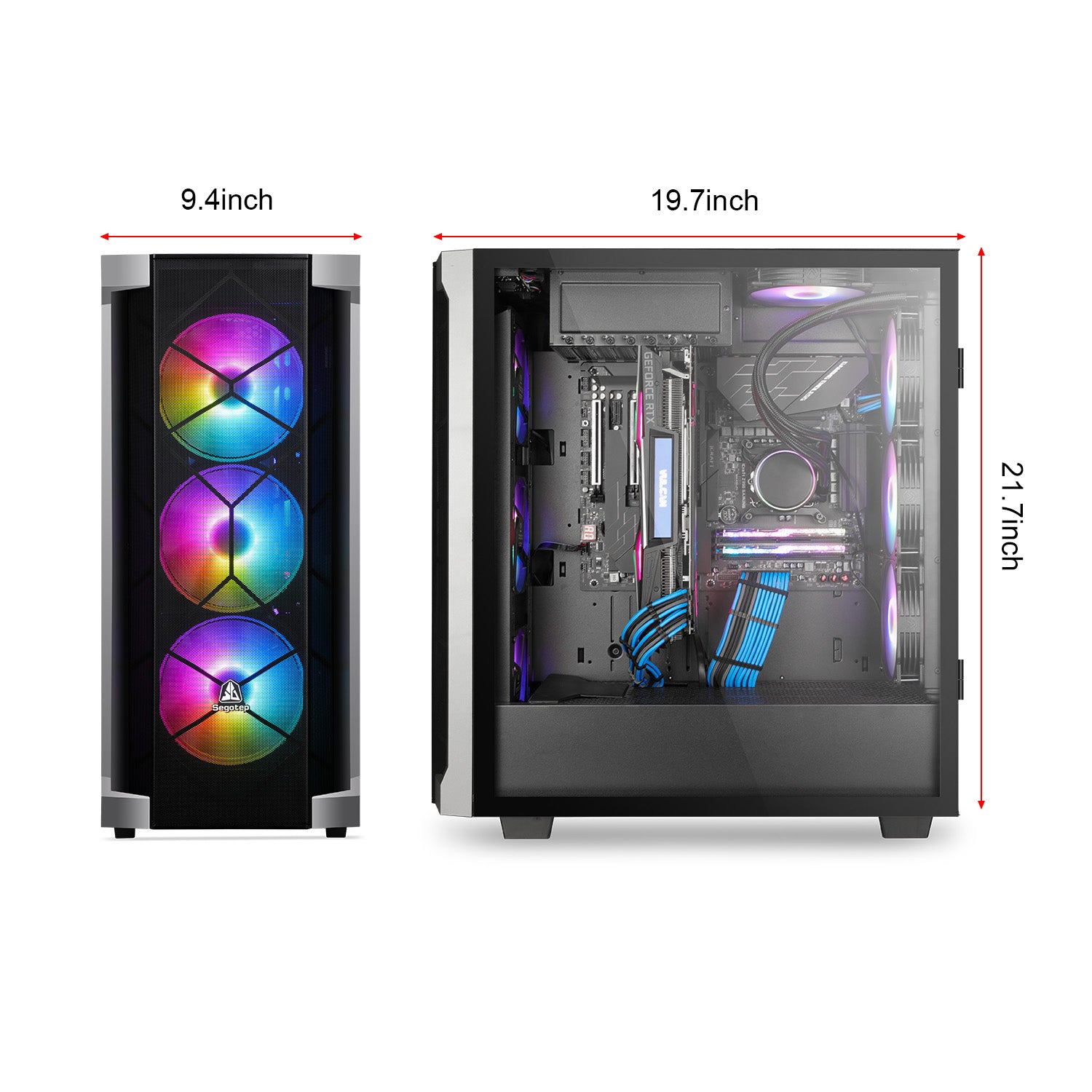 T1 Full-Tower E-ATX Gaming PC Case – darkflashus