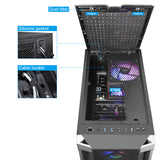 T1 Full-Tower E-ATX Gaming PC Case
