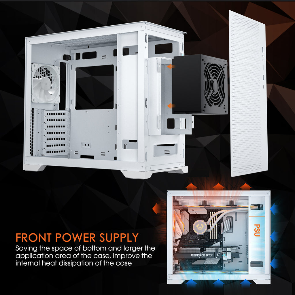 Al Pc Case AL-MESH-7C Compact ATX PC Case – darkflashus