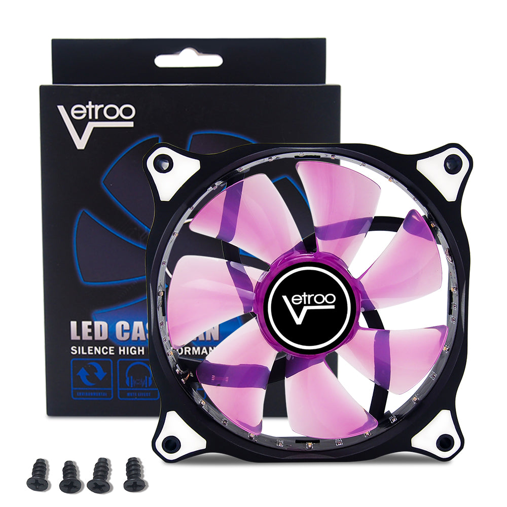 120mm LED Neon Computer PC Case Cooling Fan